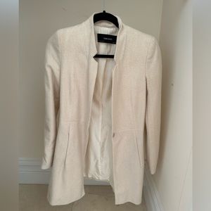 Zara White Jacket/Blazer XS